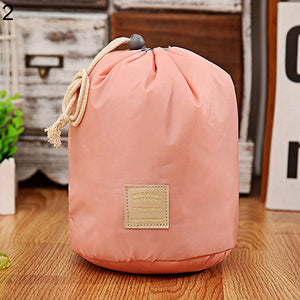 Home Travel Cosmetic Makeup Bag Toiletry Jewelry Drawstring Storage Case Pouch