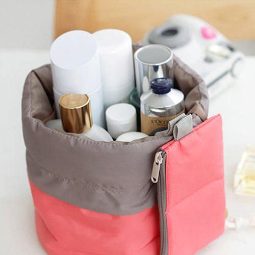 Home Travel Cosmetic Makeup Bag Toiletry Jewelry Drawstring Storage Case Pouch