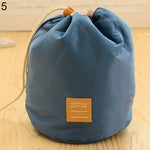 Home Travel Cosmetic Makeup Bag Toiletry Jewelry Drawstring Storage Case Pouch