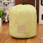 Home Travel Cosmetic Makeup Bag Toiletry Jewelry Drawstring Storage Case Pouch