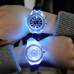 GettyGetty™ Led 7 color flash light Wrist Watch